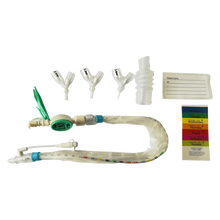 color coded  endotracheal suction catheter closed circle n 14 suction catheter